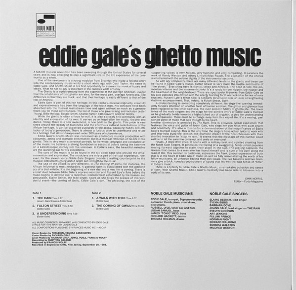 Eddie Gale - Eddie Gale's Ghetto Music | Elemental Music (700224) - 2