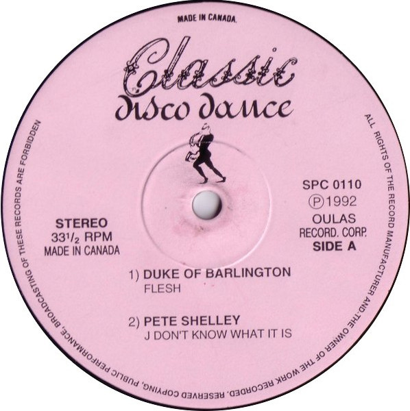 Various - Classic Disco Dance | Classic Disco Dance (SPC 0110)