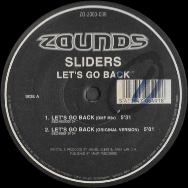 Sliders - Let's Go Back | Zounds (ZO-2000-039)