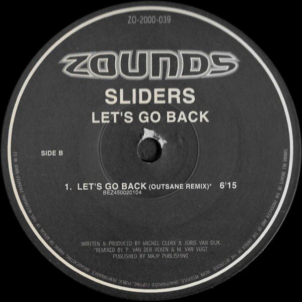 Sliders - Let's Go Back | Zounds (ZO-2000-039) - 2