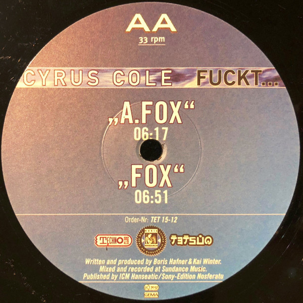 Cyrus Cole - Fuckt... | Tetsuo (TET 15-12)