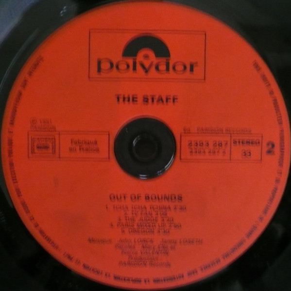 The Staff - Out Of Bounds | Polydor (2393 287) - 3