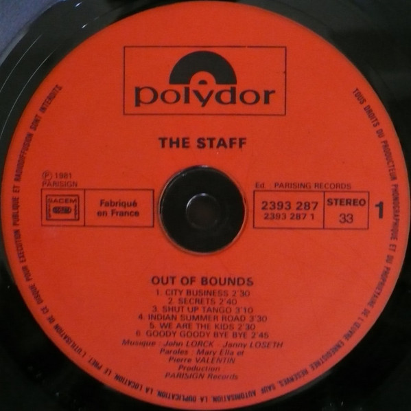 The Staff - Out Of Bounds | Polydor (2393 287) - 2