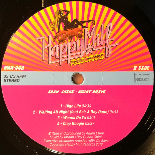 Adam Chini - Night Drive | Happy Milf Records (HMR-008) - 4
