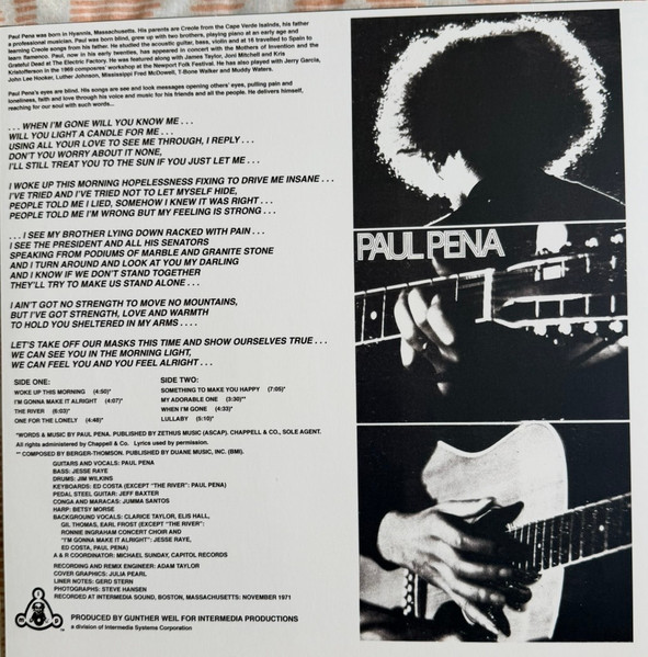 Paul Pena - Paul Pena | Different Strokes For Different Folks (DSDF004) - 4