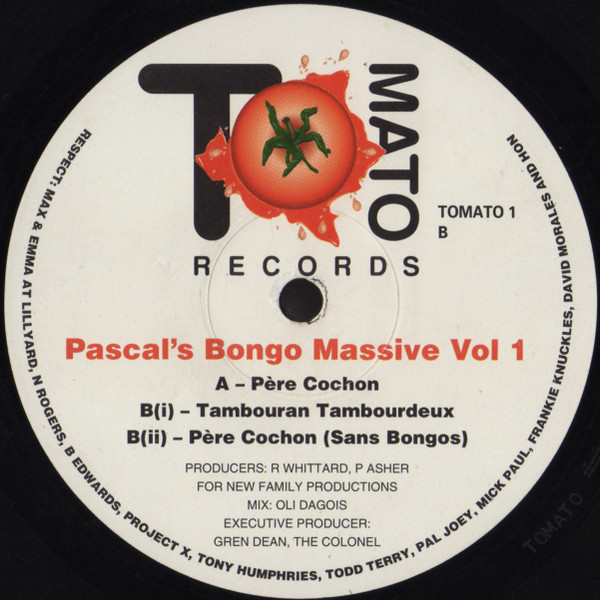 Pascal's Bongo Massive - Volume 1 | Tomato Records (TOMATO 1) Pascal's Bongo Massive - Volume 1 | Tomato Records (TOMATO 1)