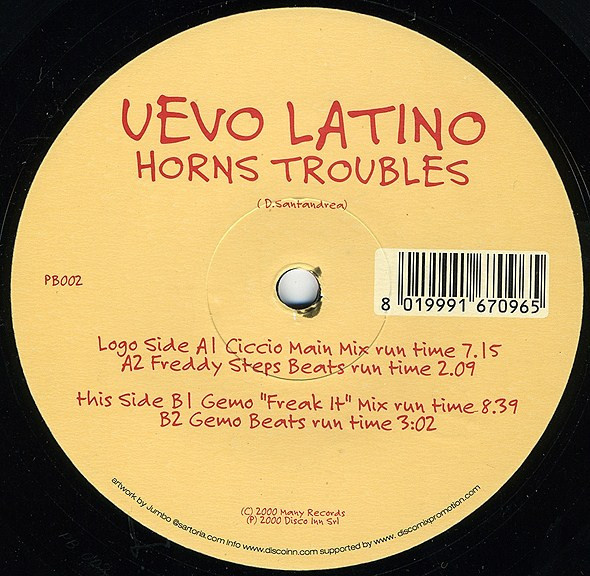 Uevo Latino - Horns Troubles | Pastaboys Records (PB002)