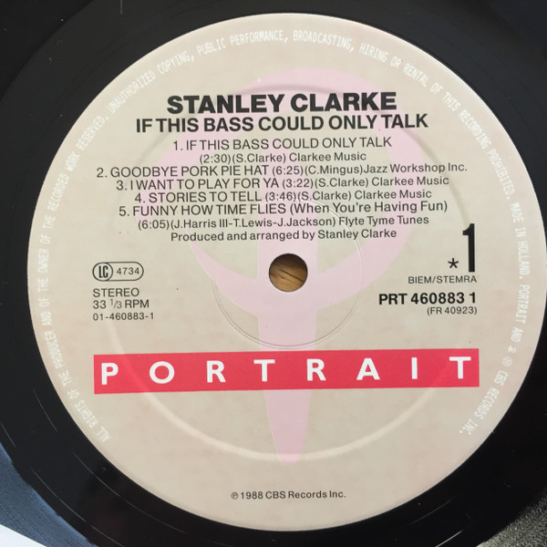 Stanley Clarke - If This Bass Could Only Talk | Portrait (PRT 460883 1)