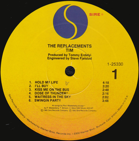 The Replacements - Tim | Sire (9 25330-1) - 3