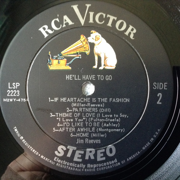Jim Reeves - He'll Have To Go | RCA Victor (LSP-2223(e)) - 3