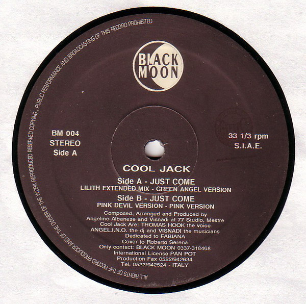 Cool Jack - Just Come | Black Moon (BM 004) - 3 Cool Jack - Just Come | Black Moon (BM 004) - 3