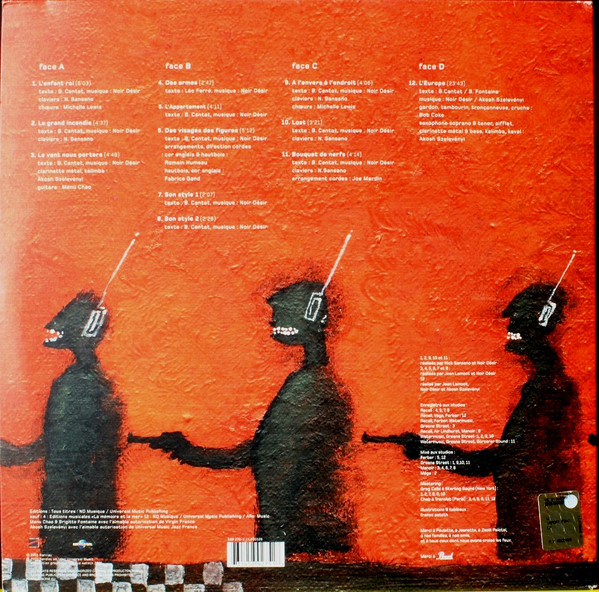 Noir Désir - Des Visages Des Figures | Barclay (589 275-1) - 2