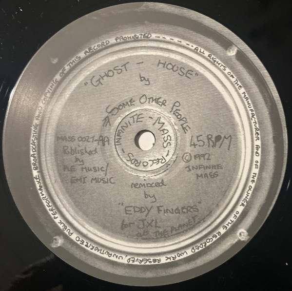 Some Other People - Ghost - House | Infinite Mass (MASS 002 T) - 2