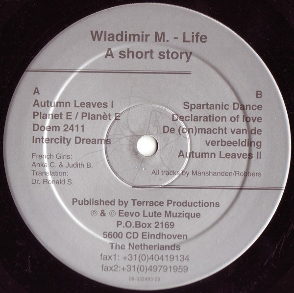 Wladimir M - Life A Short Story | Eevo Lute Muzique (EEVO 009) - main Wladimir M - Life A Short Story | Eevo Lute Muzique (EEVO 009) - main