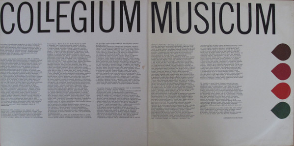 Collegium Musicum - Collegium Musicum | Supraphon (1 13 1018) - 2