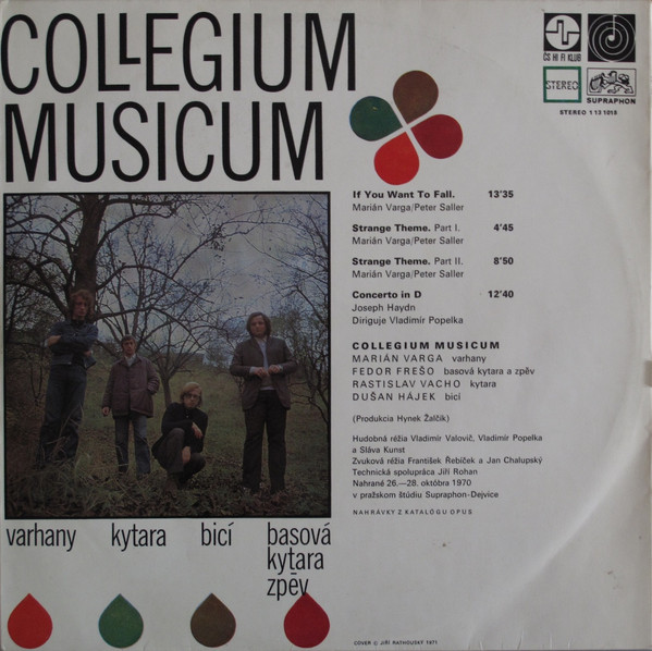 Collegium Musicum - Collegium Musicum | Supraphon (1 13 1018) - 3