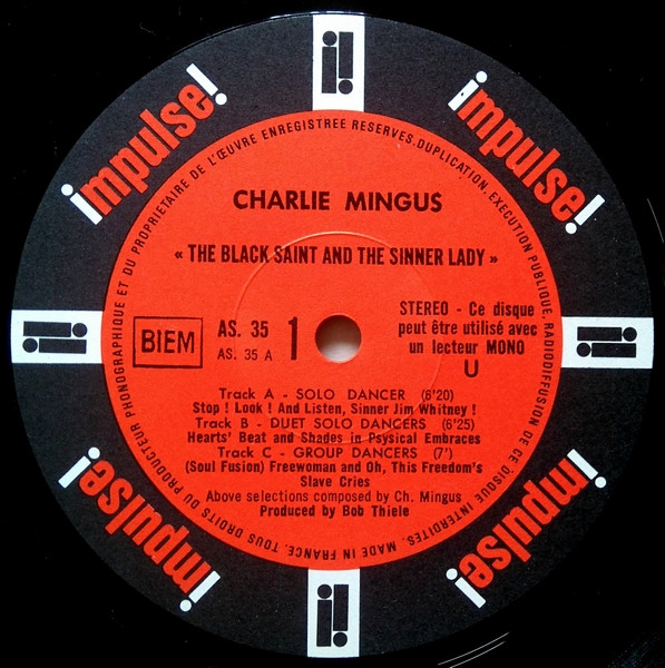 Charles Mingus - The Black Saint And The Sinner Lady | Impulse! (AS-35) - 4