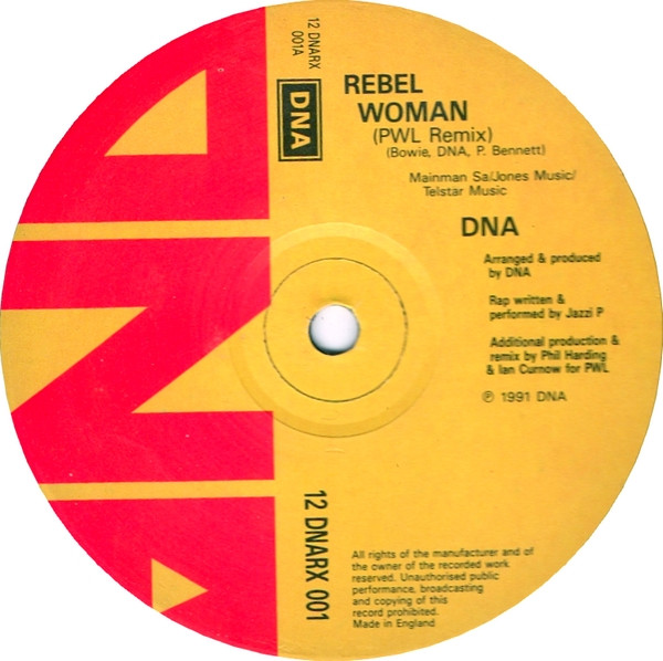 DNA - Rebel Woman | DNA Records (12 DNARX 001) - 3