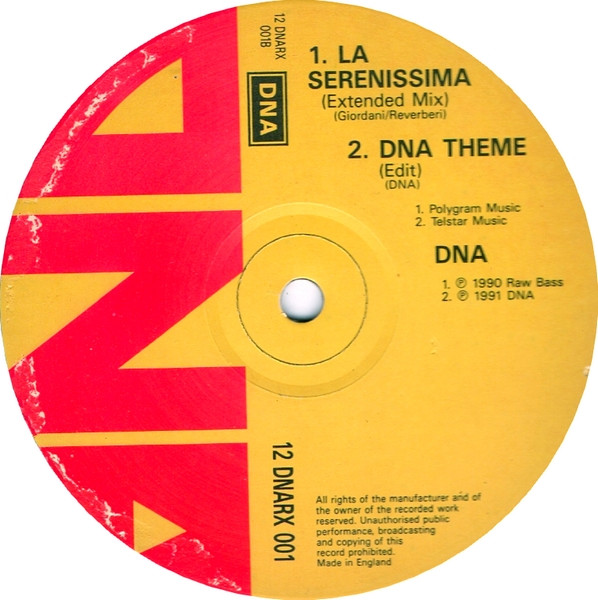 DNA - Rebel Woman | DNA Records (12 DNARX 001) - 4