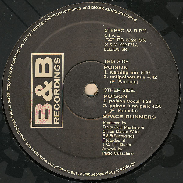 Space Runners - Poison | Bull & Butcher Recordings (BB 2024 MX)