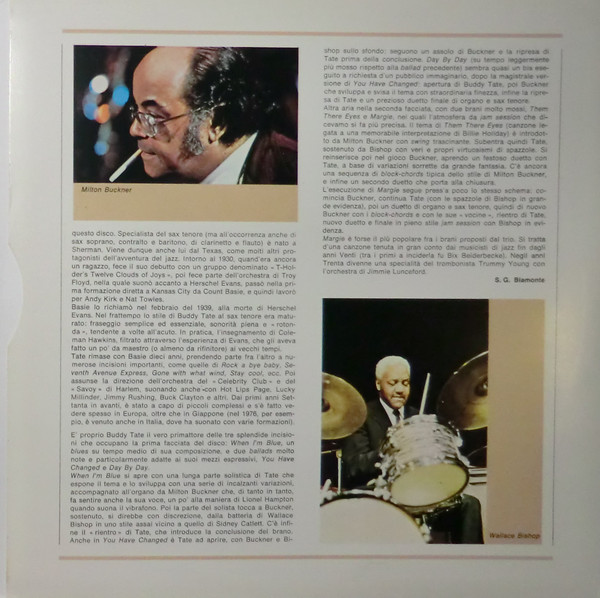 Milt Buckner , Buddy Tate , Wallace Bishop - I Giganti Del Jazz Vol. 13 | Curcio (GJ-13) - 3 Milt Buckner , Buddy Tate , Wallace Bishop - I Giganti Del Jazz Vol. 13 | Curcio (GJ-13) - 3
