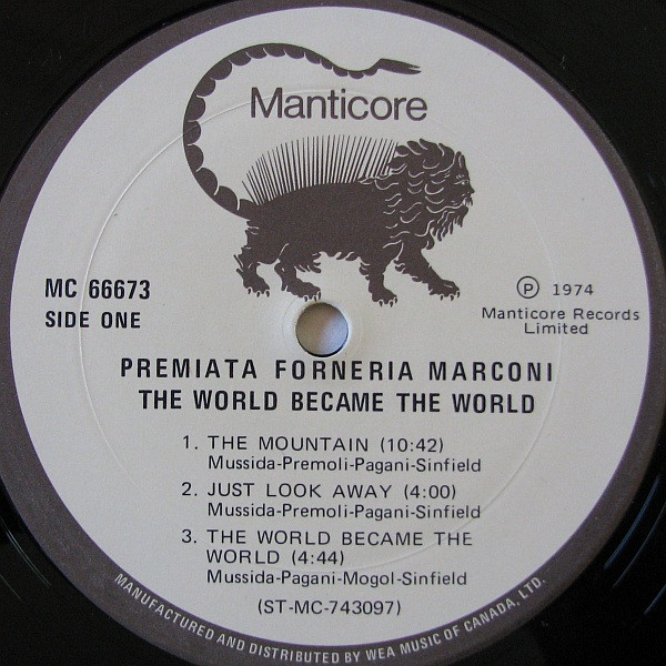 Premiata Forneria Marconi - The World Became The World | Manticore (MC 66673) - 3 Premiata Forneria Marconi - The World Became The World | Manticore (MC 66673) - 3
