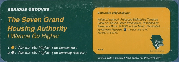 The Seven Grand Housing Authority - I Wanna Go Higher | Serious Grooves (SGT9) - 3 The Seven Grand Housing Authority - I Wanna Go Higher | Serious Grooves (SGT9) - 3