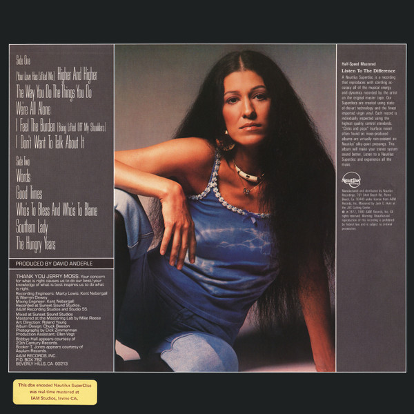 Rita Coolidge - Anytime... Anywhere | Nautilus Recordings (NR 16) - 2 Rita Coolidge - Anytime... Anywhere | Nautilus Recordings (NR 16) - 2