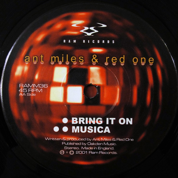 Ant Miles & Red One - Bring It On / Musica | RAM Records (RAMM36) - 4