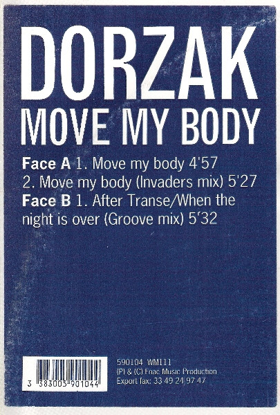 Dorzak - Move My Body | Fnac Music Dance Division (590104) - 4 Dorzak - Move My Body | Fnac Music Dance Division (590104) - 4