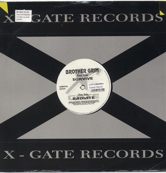 Brother Grim - Survive / Radiate | X-Gate Records (XGT015) - 3