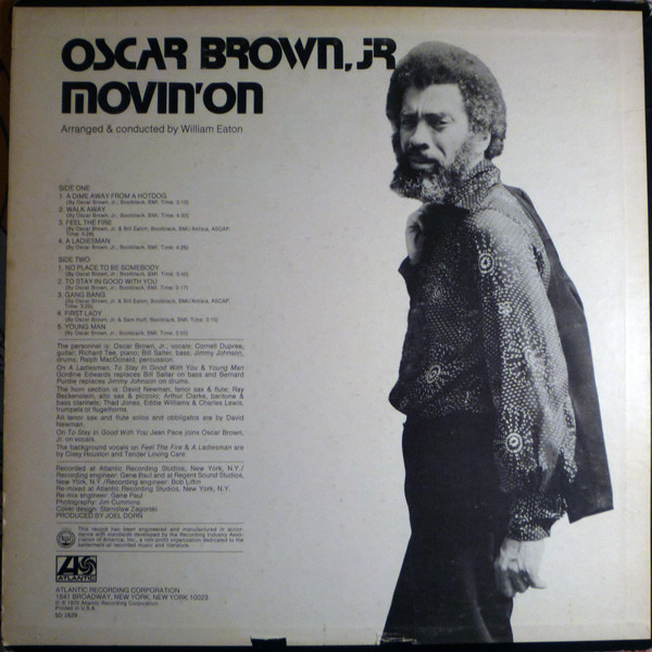 Oscar Brown Jr. - Movin' On | Atlantic (SD 1629) - 2