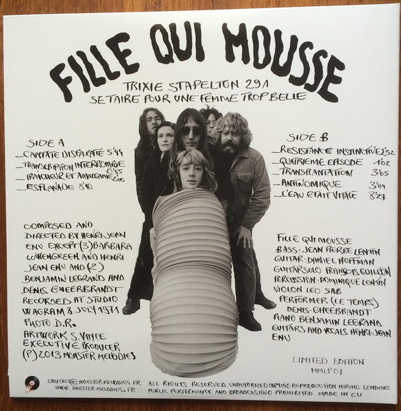 Fille Qui Mousse - Trixie Stapelton 291 - Se Taire Pour Une Femme Trop Belle | Monster Melodies Records (MMLP01) - 3