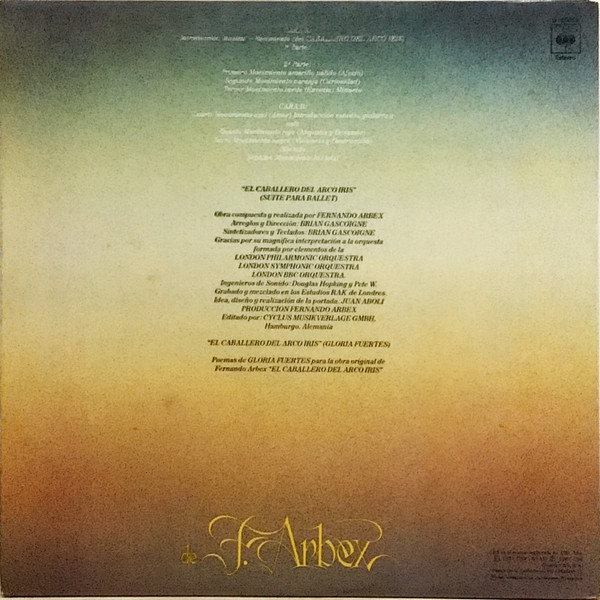 Fernando Arbex - El Caballero Del Arco Iris | CBS (S 85053) - 4