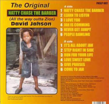 David Jahson - Natty Chase The Barber | Pick A Skill Music (PASLP 002) - 2