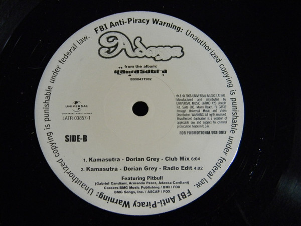 Adassa - Kamasutra | Universal Music Latino (LATR 03857-1)