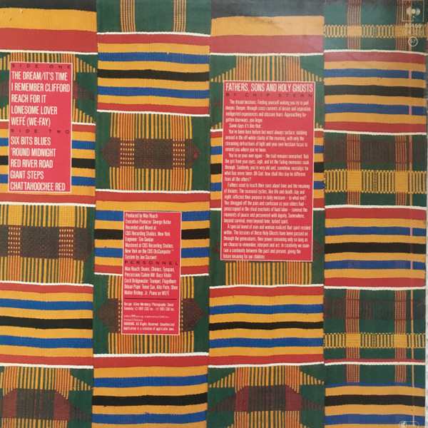 Max Roach - Chattahoochee Red | CBS (CBS 85155) - 2 Max Roach - Chattahoochee Red | CBS (CBS 85155) - 2