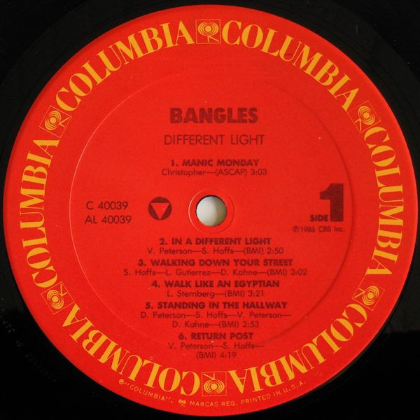 Bangles - Different Light | Columbia (FC 40039) - 5