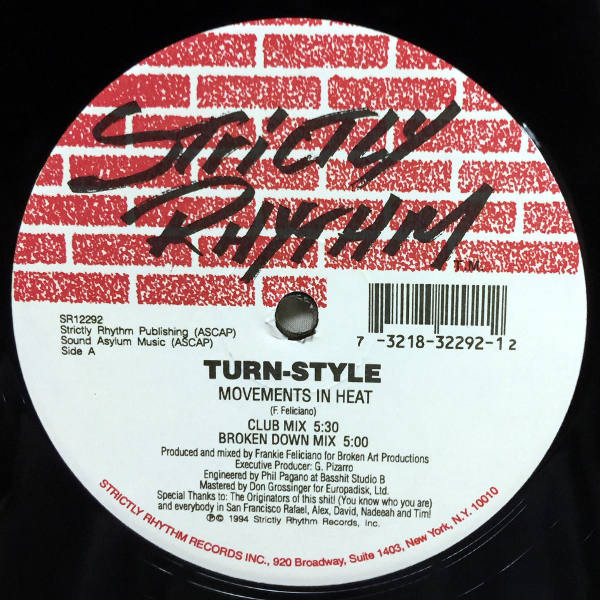 Turn-Style - Movements In Heat | Strictly Rhythm (SR12292)