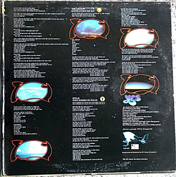 Yes - Tales From Topographic Oceans | Atlantic (2SD 908) - 2