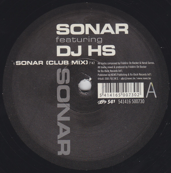Sonar Featuring DJ HS - Sonar | 541 (541416 500730)