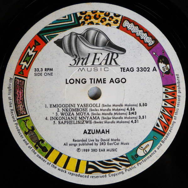 Azumah - Long Time Ago | 3rd Ear Music (TEAG 3302) - 3 Azumah - Long Time Ago | 3rd Ear Music (TEAG 3302) - 3