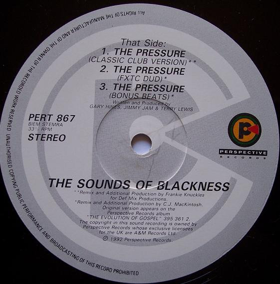 Sounds Of Blackness - The Pressure Pt. 1 | A&M PM (PERT 867) - 6