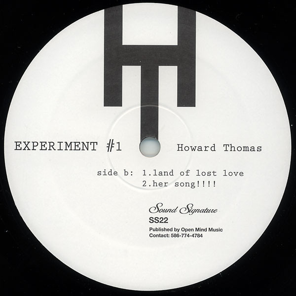 Howard Thomas - Experiment #1 | Sound Signature (SS22) - 2 Howard Thomas - Experiment #1 | Sound Signature (SS22) - 2