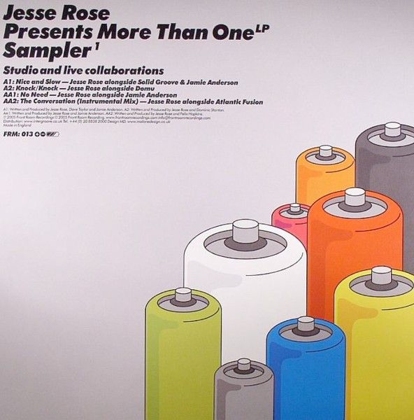 Jesse Rose - More Than One (LP Sampler 1) | Front Room Recordings (FRM 013) - main