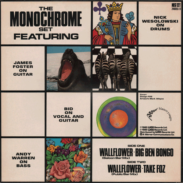 The Monochrome Set - Wallflower | Blanco Y Negro (NEG12T) - 4