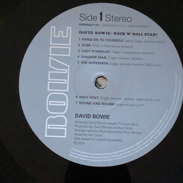 David Bowie - Rock 'N' Roll Star! | Parlophone (DBRNRSLP 721) - 3 David Bowie - Rock 'N' Roll Star! | Parlophone (DBRNRSLP 721) - 3