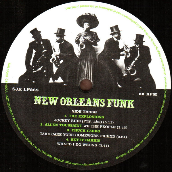 Various - New Orleans Funk 3 (New Orleans: The Original Sound Of Funk Vol.3) (Two-Way-Pocky-Way, Gumbo Ya-Ya & The Mardi Gras Mambo) | Soul Jazz Records (SJR LP268) - 3 Various - New Orleans Funk 3 (New Orleans: The Original Sound Of Funk Vol.3) (Two-Way-Pocky-Way, Gumbo Ya-Ya & The Mardi Gras Mambo) | Soul Jazz Records (SJR LP268) - 3