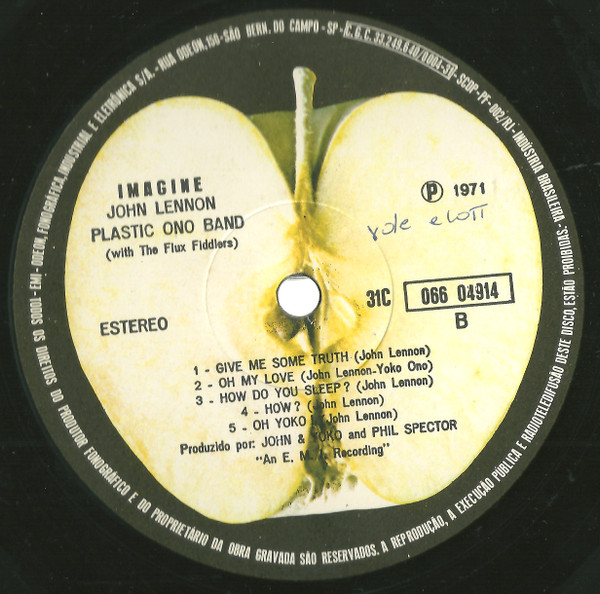 John Lennon - Imagine | Apple Records (31C 066 04914) - 4 John Lennon - Imagine | Apple Records (31C 066 04914) - 4