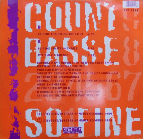 Count Bass-E - So Fine | City Beat (CBE 1234) - 2